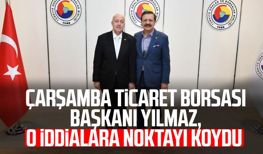 Çarşamba Ticaret Borsası Başkanı Kazım Yılmaz adaylığını resmen açıkladı!