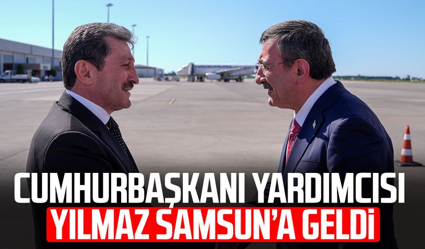 Cumhurbaşkanı Yardımcısı Cevdet Yılmaz Samsun'da