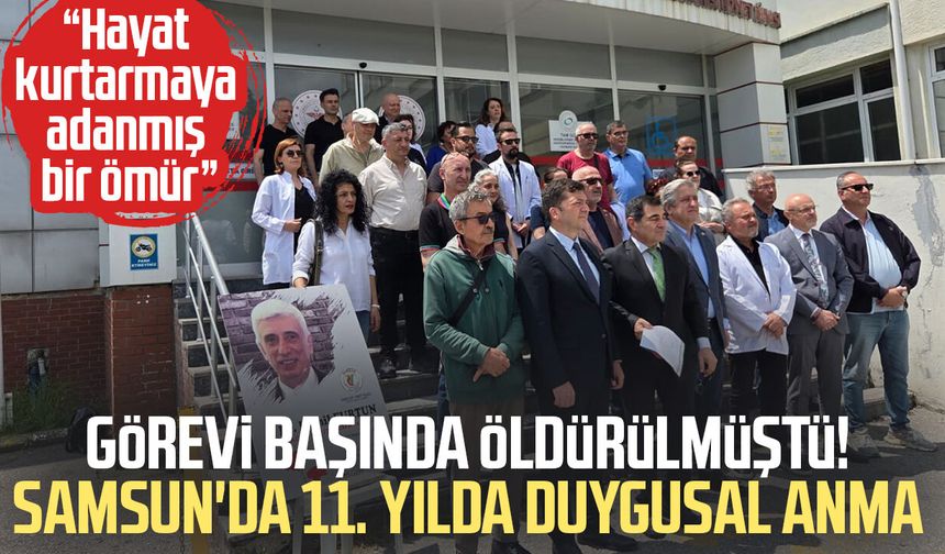 Dr. Kamil Furtun Samsun'da ölümünün 11. yılında anıldı
