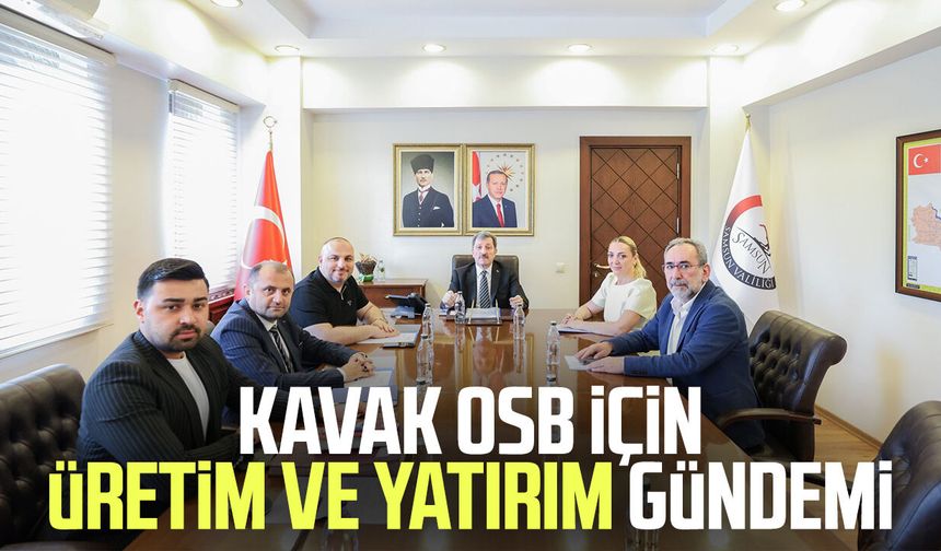 Kavak OSB'de üretim ve yatırım gündemi