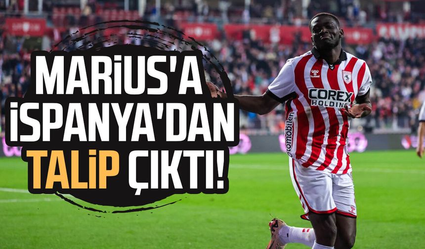 Samsunspor'un golcüsü Marius'a La Liga kancası