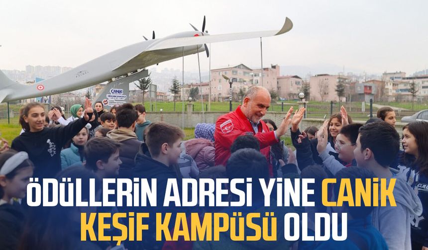 Ödüllerin adresi yine Canik Keşif Kampüsü oldu