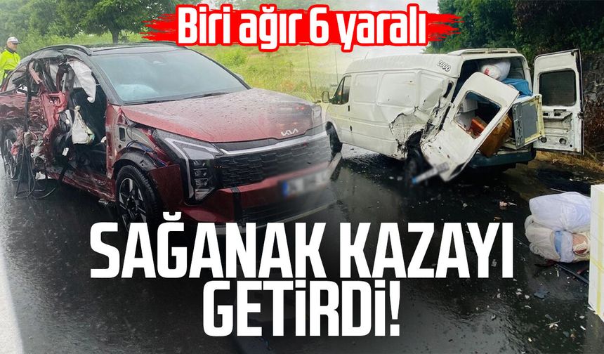 Ordu'da sağanak kazayı getirdi!