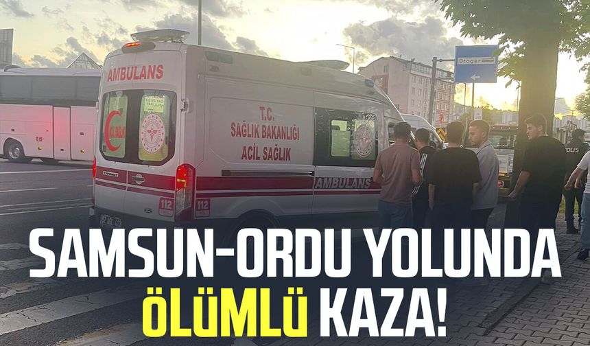 Samsun-Ordu yolunda ölümlü kaza! Salim Toros hayatını kaybetti