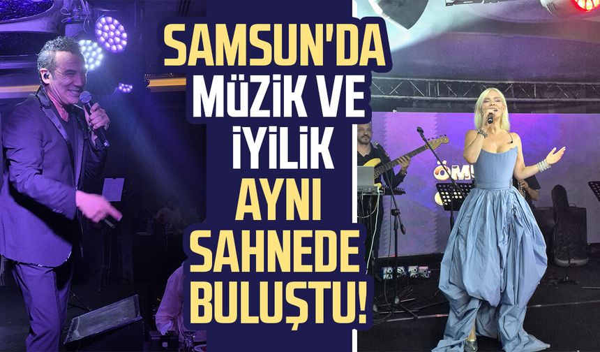 Samsun'da anlamlı gece! Ferhat Göçer ve Ömür Gedik'ten unutulmaz konser