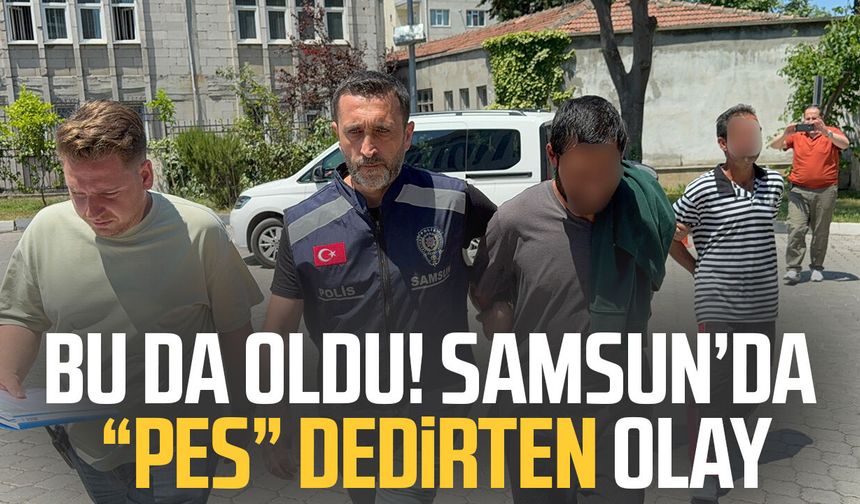 Samsun'da belediyenin mazgallarını çaldılar!