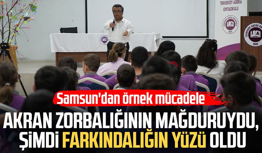 Samsun'da Eren Işıtan'dan akran zorbalığına karşı örnek mücadele