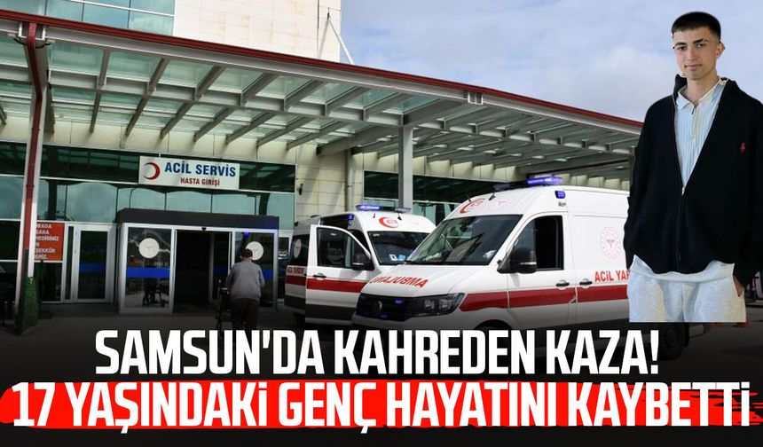 Samsun'da motosiklet kazası can aldı! Umut Güner hayatını kaybetti