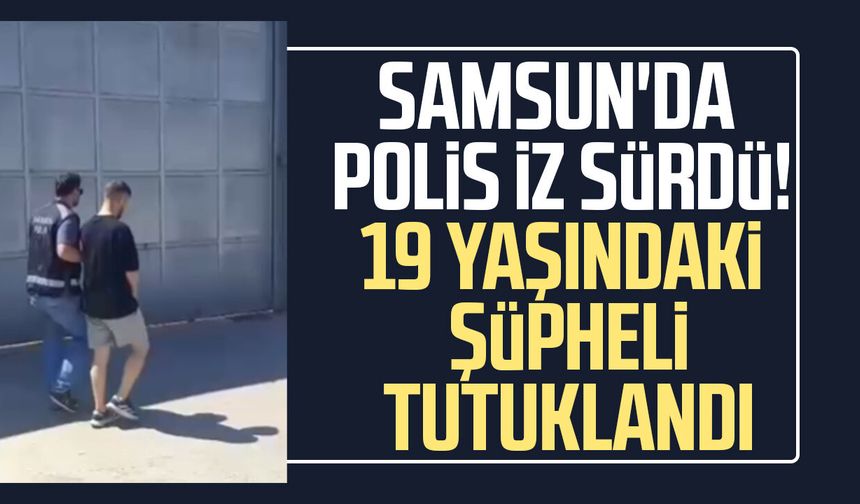 Samsun'da motosiklet hırsızına tutuklama