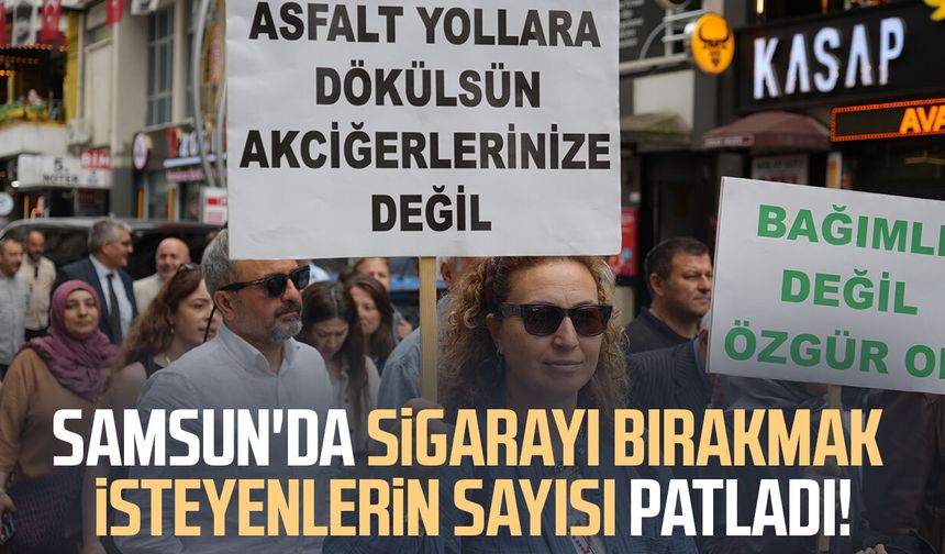 Samsun'da sigarayı bırakmak isteyenlerin sayısı patladı!