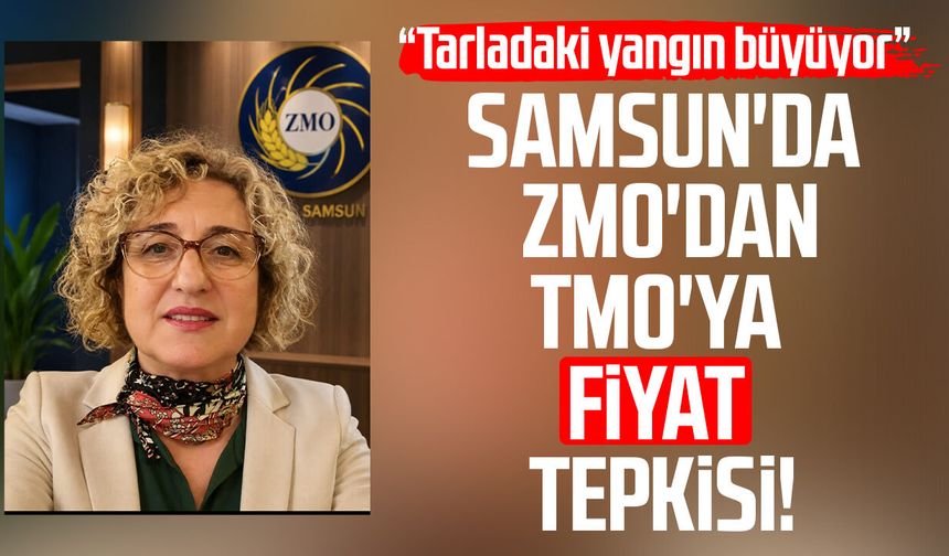 Samsun'da ZMO'dan TMO'ya fiyat tepkisi