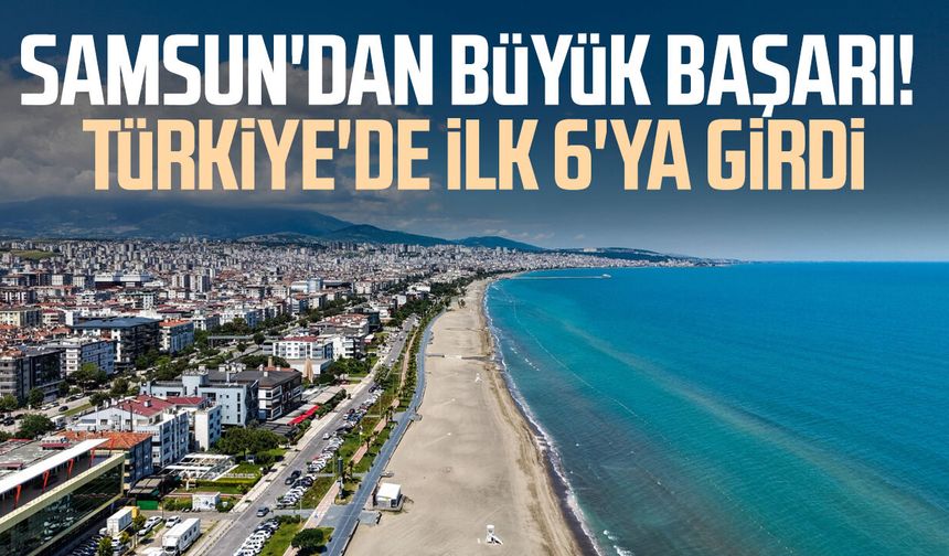 Samsun, 19 Mavi Bayraklı plajıyla Türkiye'de 6. sıraya yükseldi!
