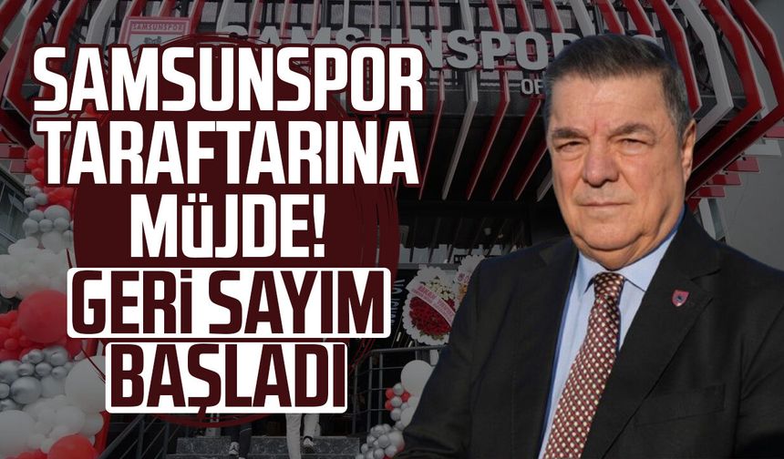 Gazi Park'ta Samsunspor Store için geri sayım!