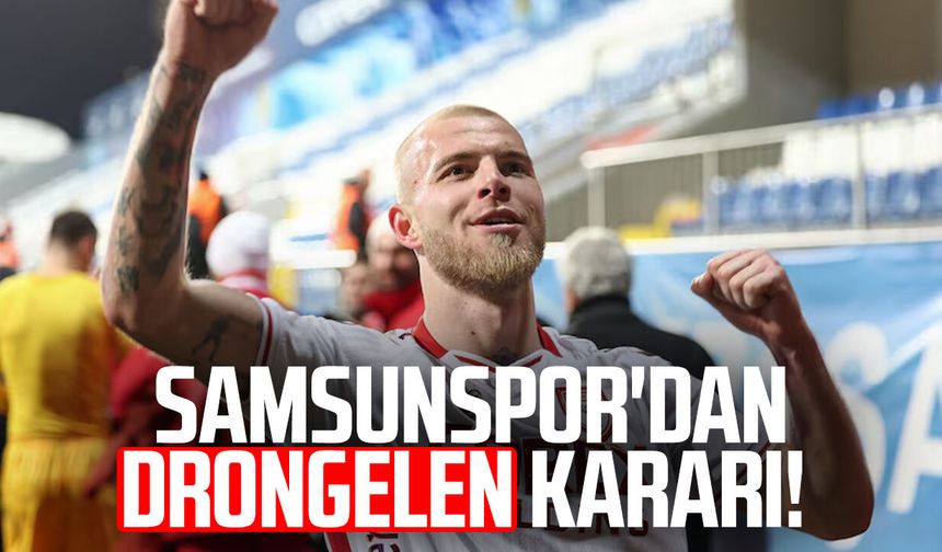 Samsunspor'dan Rick van Drongelen kararı!