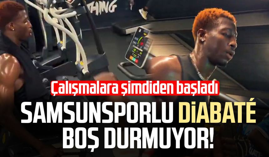 Samsunsporlu Ali Badra Diabaté'den yeni sezon mesajı!
