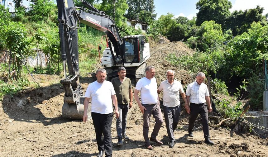Tekkeköy'de doğalgaz hamlesi! Başkan Mustafa Candal yerinde inceledi