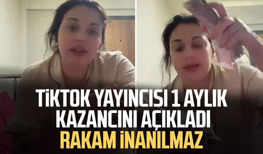 TikTok yayıncısının kazanç iddiası gündem oldu!