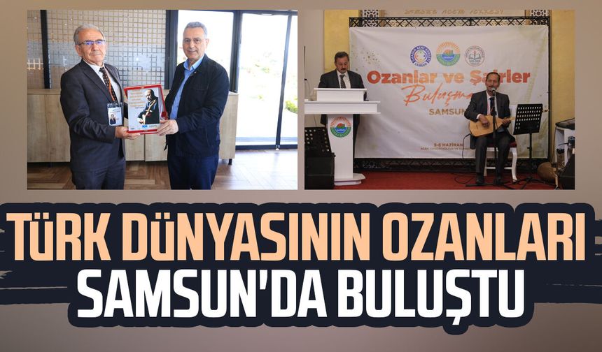 Ozanlar ve Şairler Samsun'da gönülleri fethetti