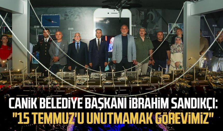 İbrahim Sandıkçı: "15 Temmuz'u unutmamak görevimiz"