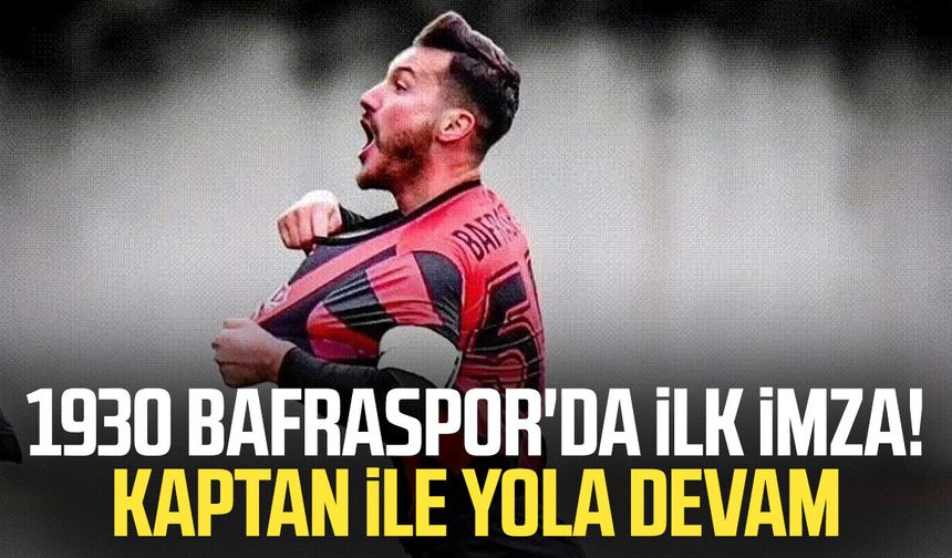 1930 Bafraspor'da ilk imza! Kaptan Mikail Usta ile yola devam