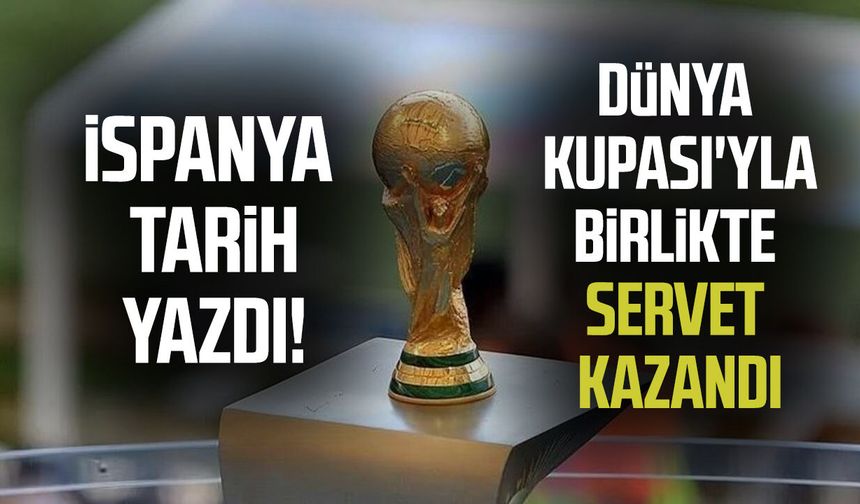 2026 Dünya Kupası şampiyonu İspanya, dev ödülün sahibi oldu