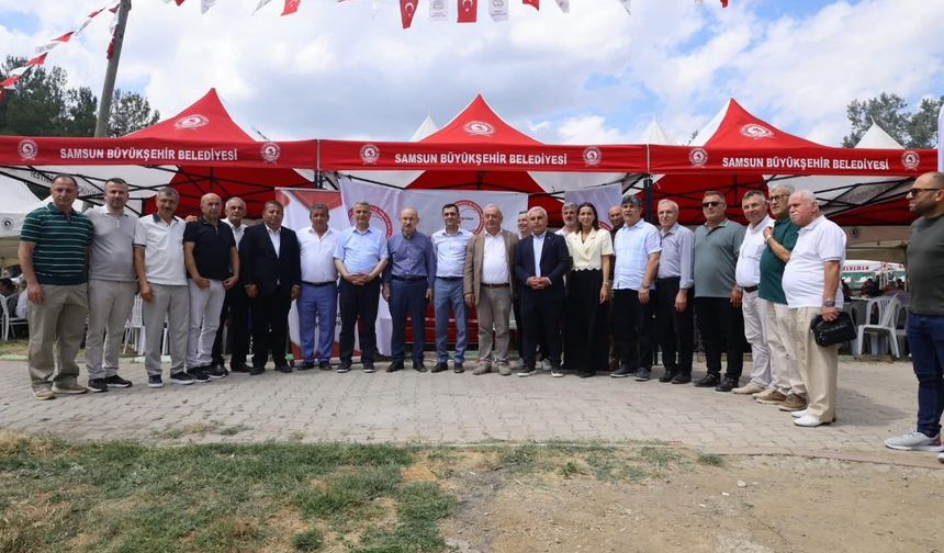 Samsun'da menemen şöleni! 10 bin kişi akın etti