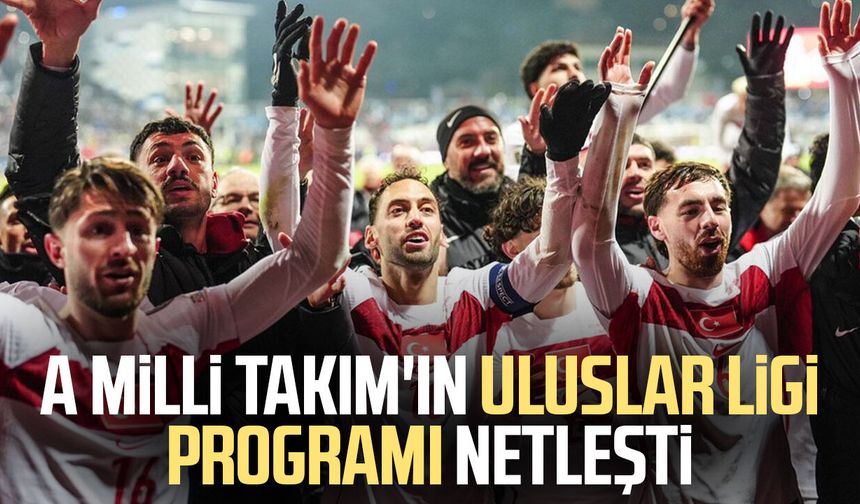 A Milli Takım'ın Uluslar Ligi programı netleşti
