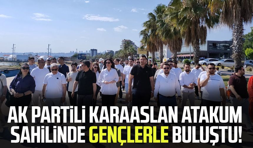 AK Partili Çiğdem Karaaslan Atakum sahilinde gençlerle buluştu!