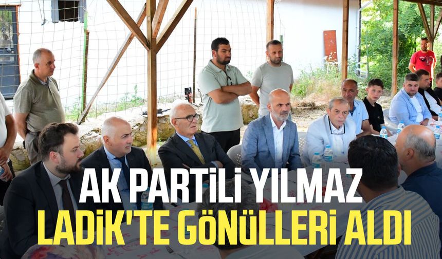 AK Partili Yusuf Ziya Yılmaz Ladik'te gönülleri aldı