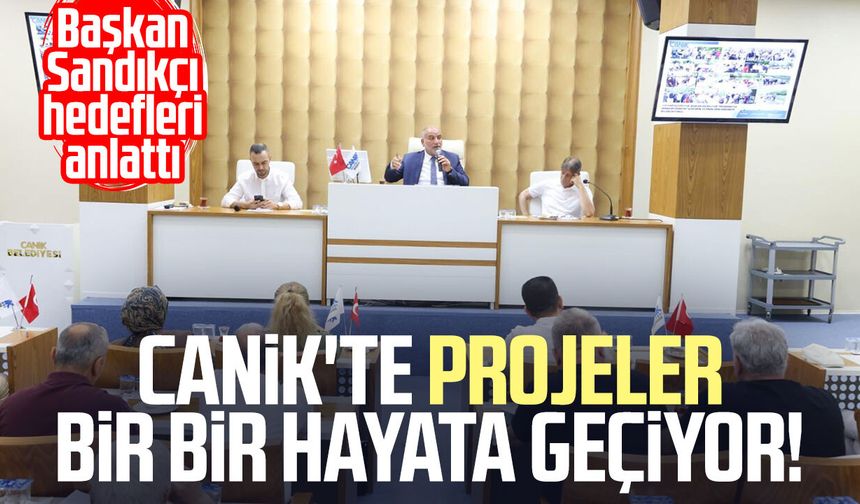 Canik'te projeler bir bir hayata geçiyor!