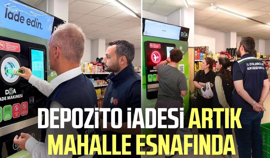 DOA sistemi artık bakkal ve marketlerde
