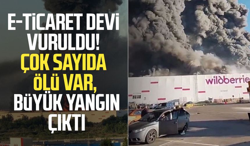 E-ticaret devi vuruldu! Çok sayıda ölü var, büyük yangın çıktı