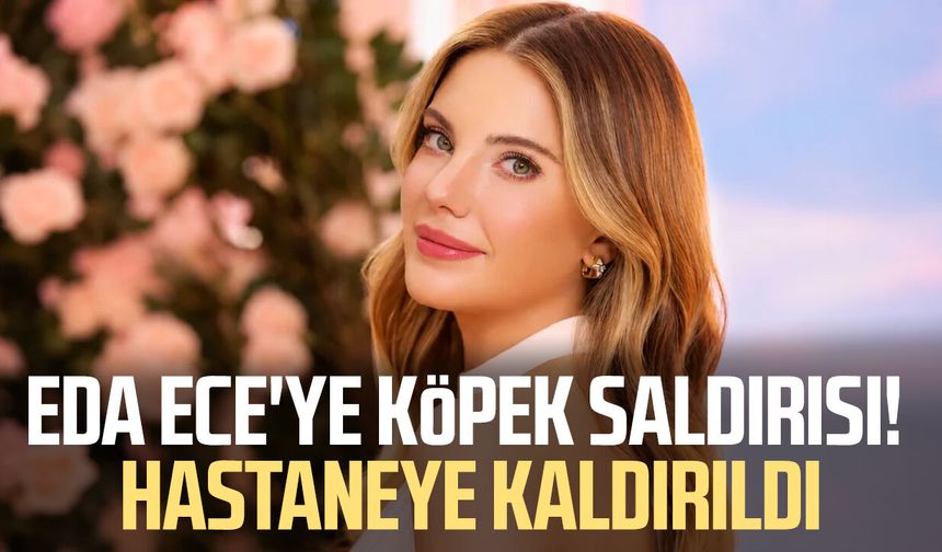 Eda Ece'ye köpek saldırısı! Hastaneye kaldırıldı