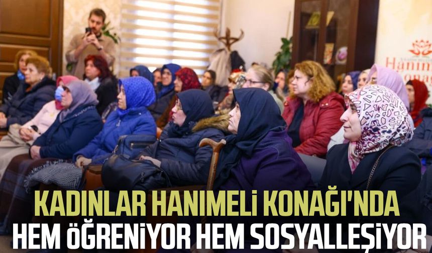 İlkadım'da Hanımeli Konağı'na yoğun ilgi