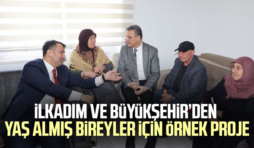 İlkadım ve Büyükşehir'den yaş almış bireylere ortak destek