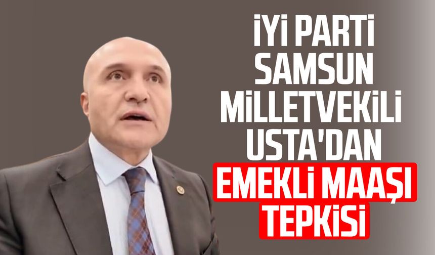 İYİ Parti Samsun Milletvekili Erhan Usta'dan emekli maaşı tepkisi