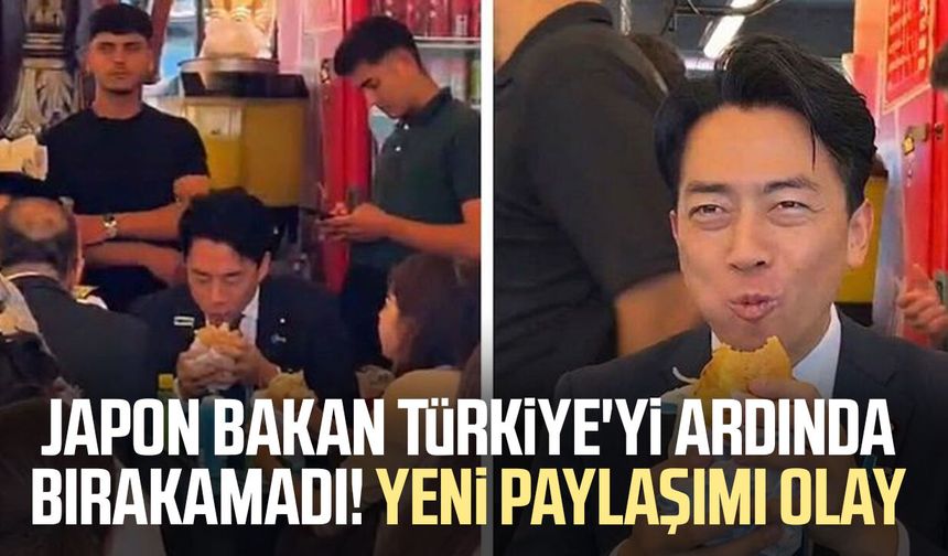Japon bakan Türkiye'yi ardında bırakamadı! Yeni paylaşımı olay