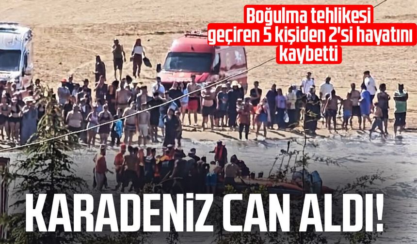 Karadeniz can aldı! 5 kişiden 2'si hayatını kaybetti