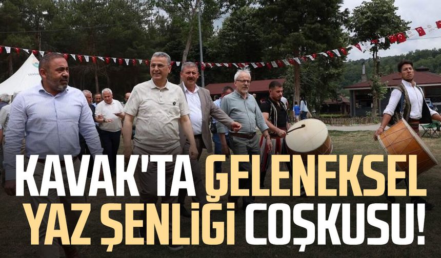 Kavak'ta geleneksel yaz şenliği coşkusu