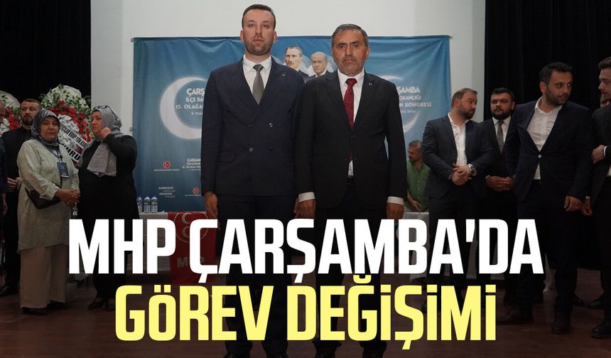 MHP Çarşamba'da yeni başkan Furkan Barik Yavuz