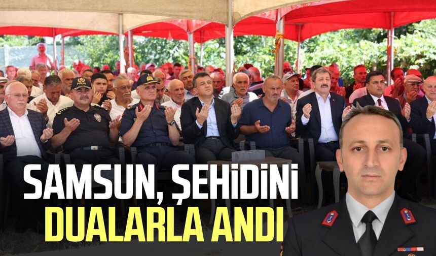 Samsun, şehidi Mehmet Demirbaş'ı dualarla andı