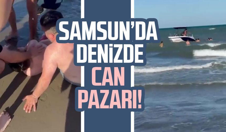 Samsun Atakum Sahili'nde can pazarı! Zamana karşı yarış