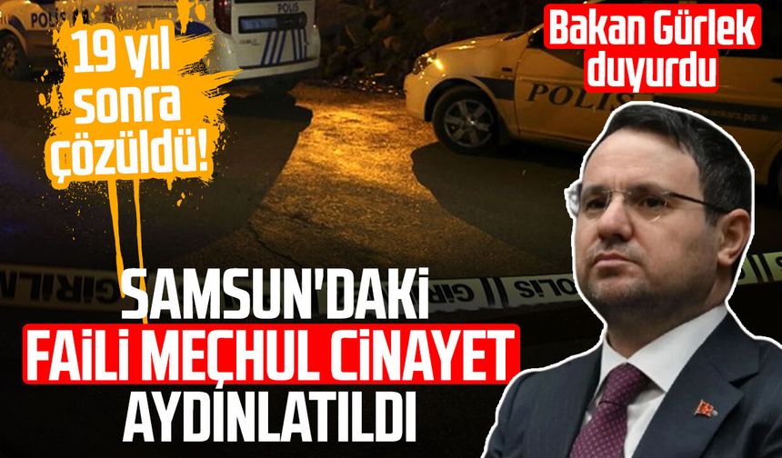 19 yıl sonra çözüldü! Samsun'daki Ali Sarıoğlu cinayeti aydınlatıldı