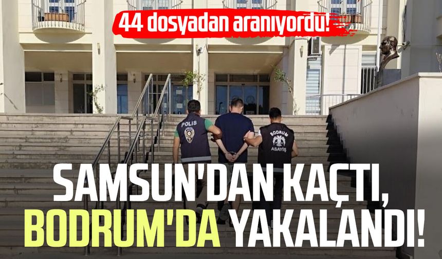 Samsun Emniyeti'nin takibi sonuç verdi! Firari hükümlü yakalandı