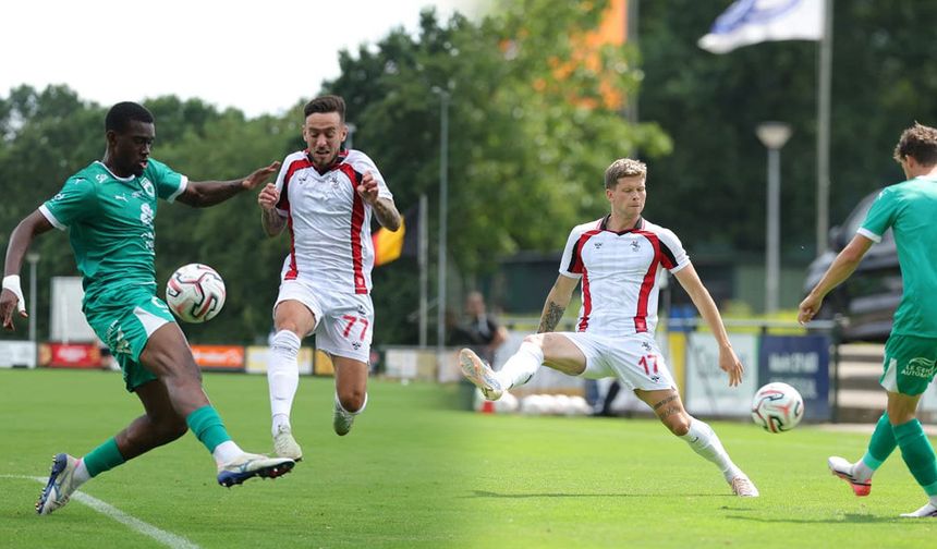 Samsunspor Hollanda'da RAAL karşısında golsüz kaldı