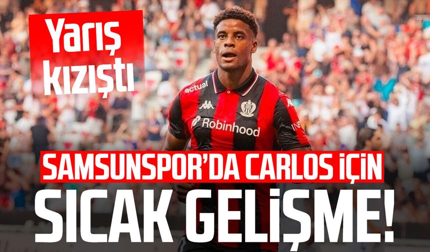 Samsunspor'da Kevin Carlos yarışı kızıştı!