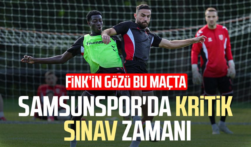 Samsunspor'da Hollanda kampında gözler ikinci hazırlık maçında