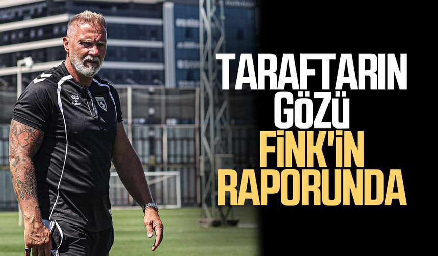 Samsunspor'da taraftarın gözü Teknik Direktör Thorsten Fink'in raporunda