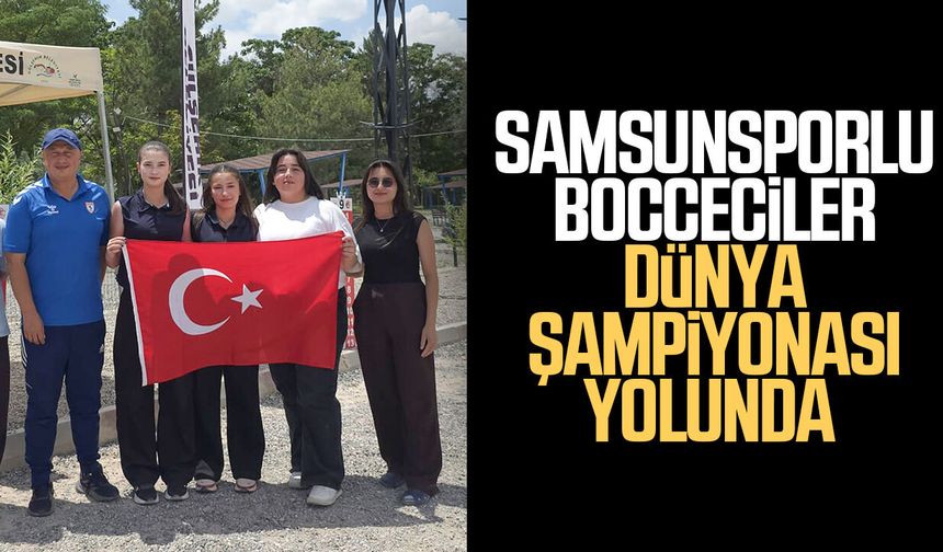 Samsunsporlu bocceciler Dünya Şampiyonası yolcusu