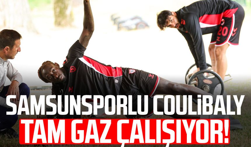 Samsunsporlu Coulibaly Hollanda kampında güç depoluyor!
